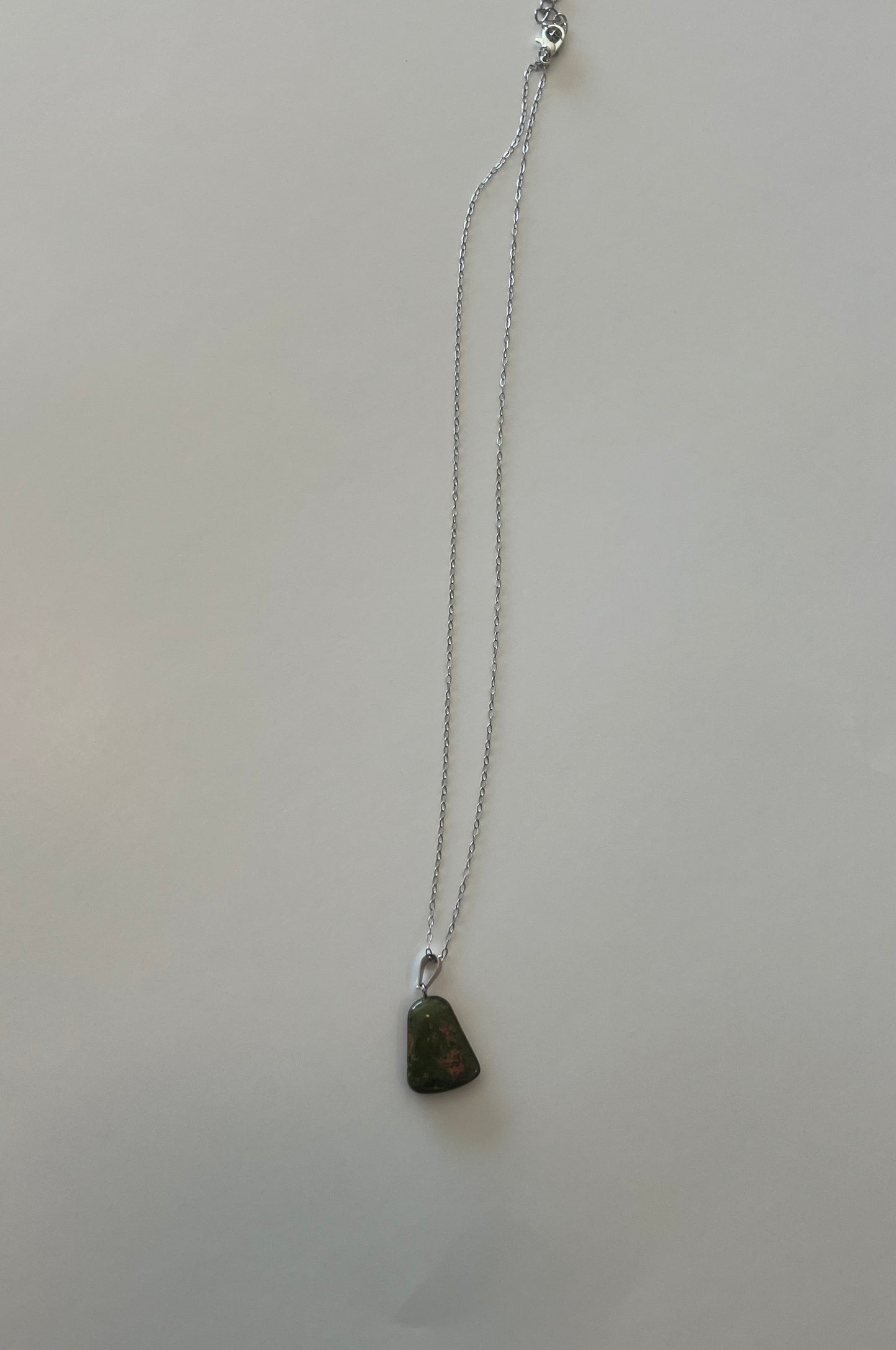 Assorted Gemstone Pendant Necklaces on Silver Chain