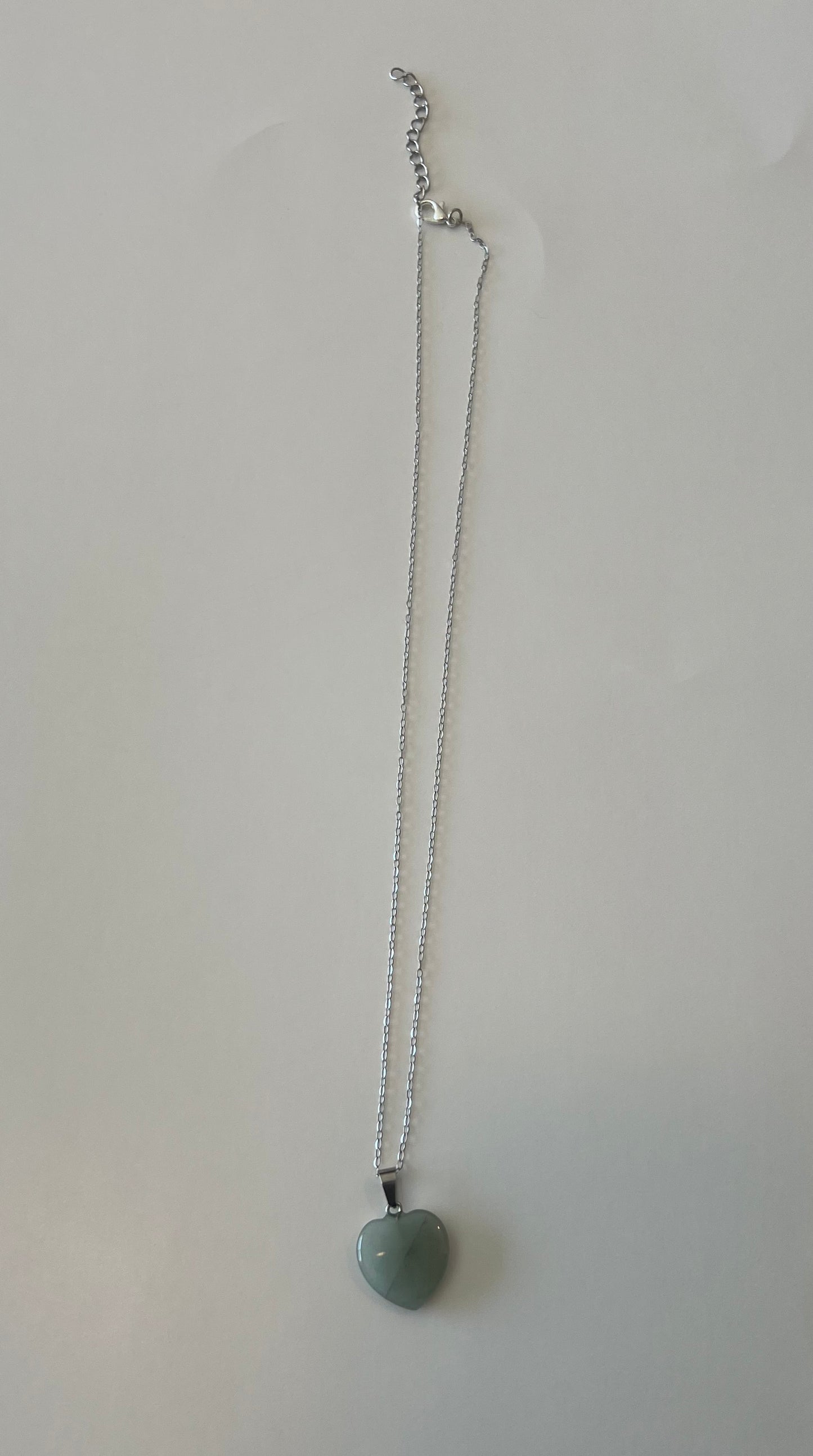 Assorted Gemstone Pendant Necklaces on Silver Chain