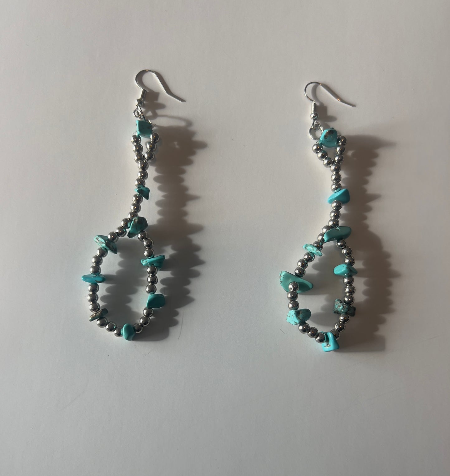 Blue Halo Earrings