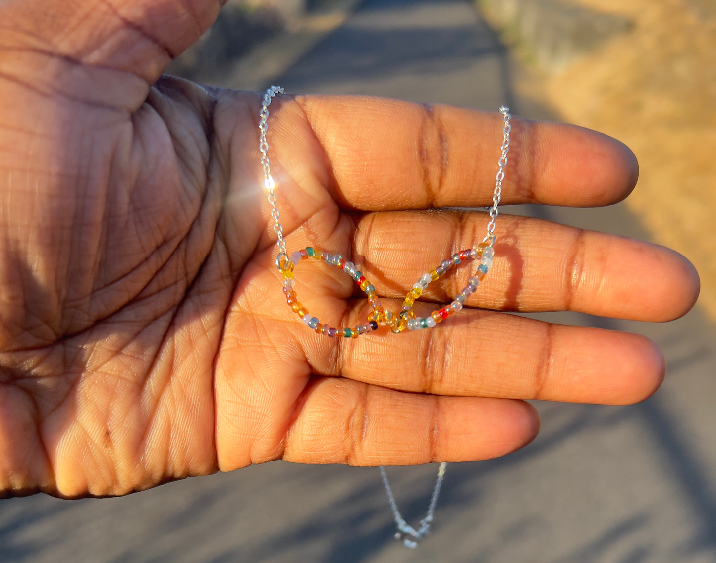 Radiant Loop Necklace