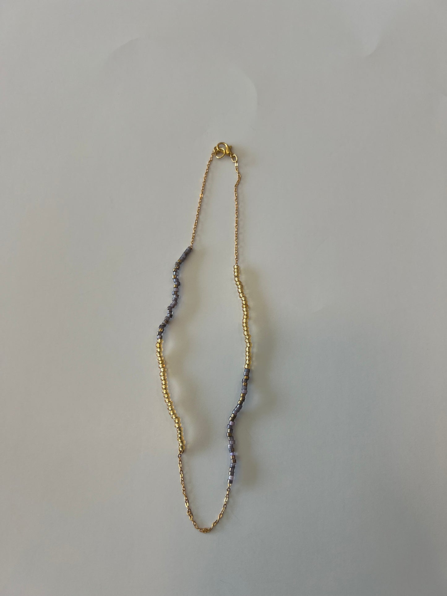 Rainbow Whispers Beaded Chain Neck