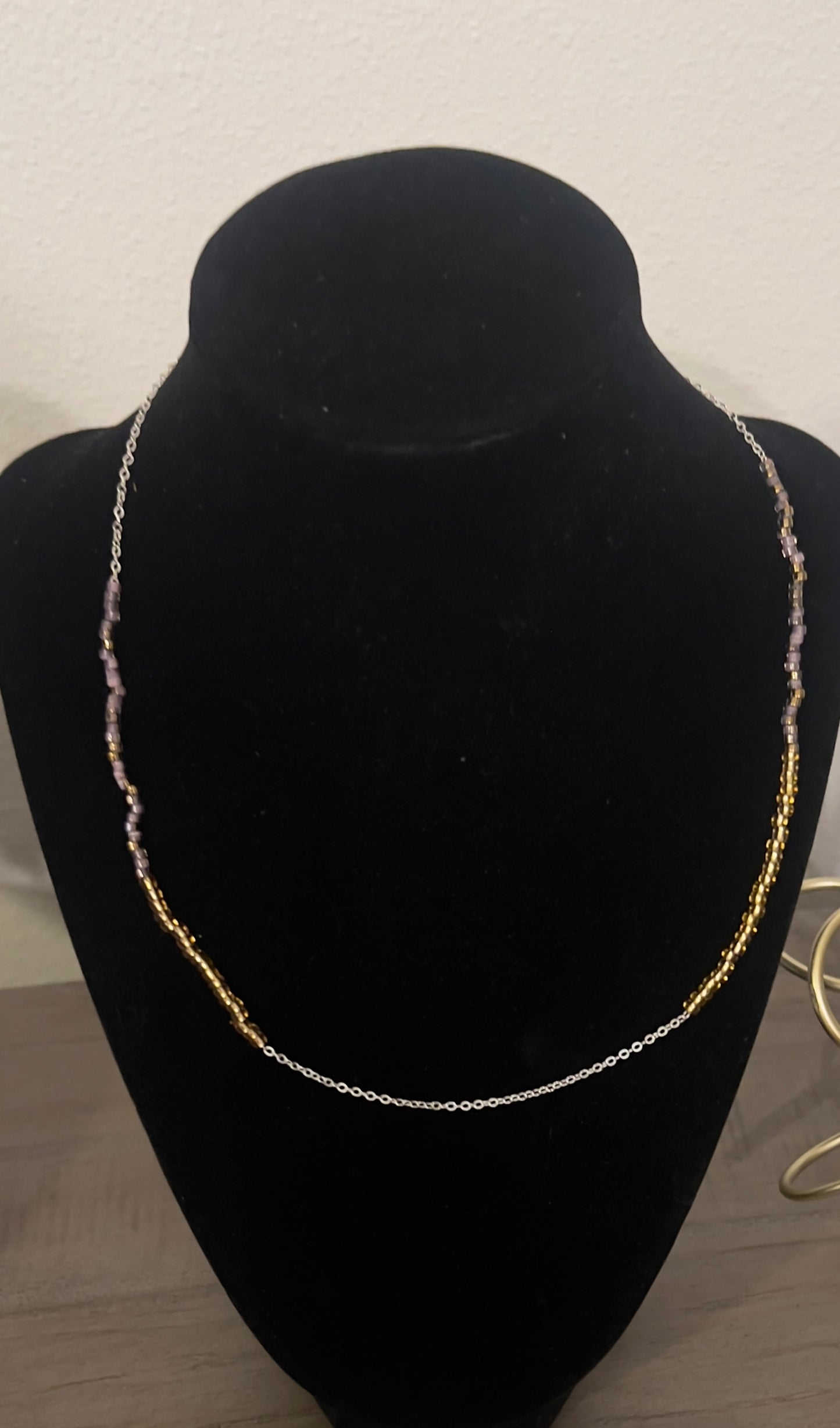 Rainbow Whispers Beaded Chain Neck