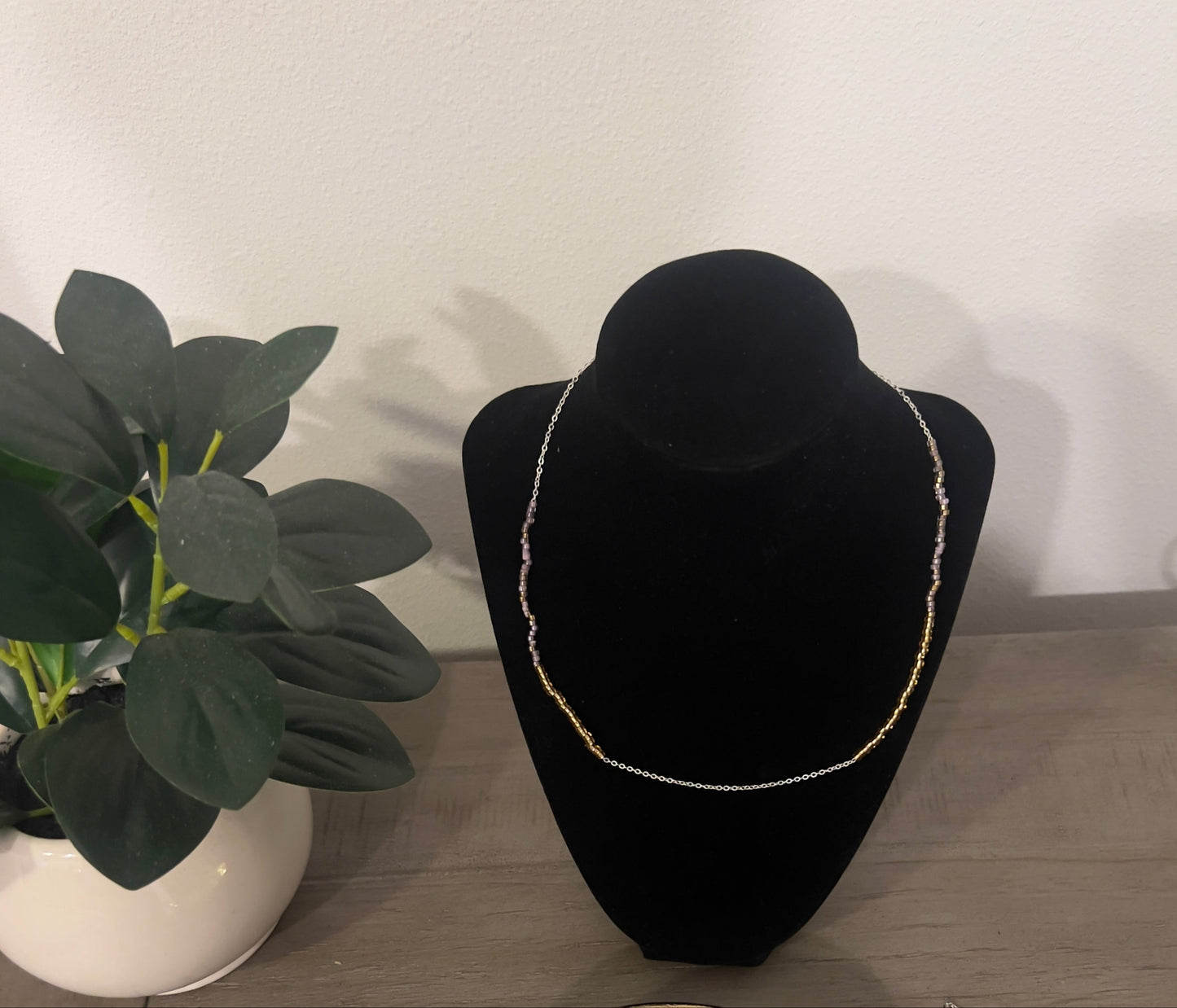 Rainbow Whispers Beaded Chain Neck