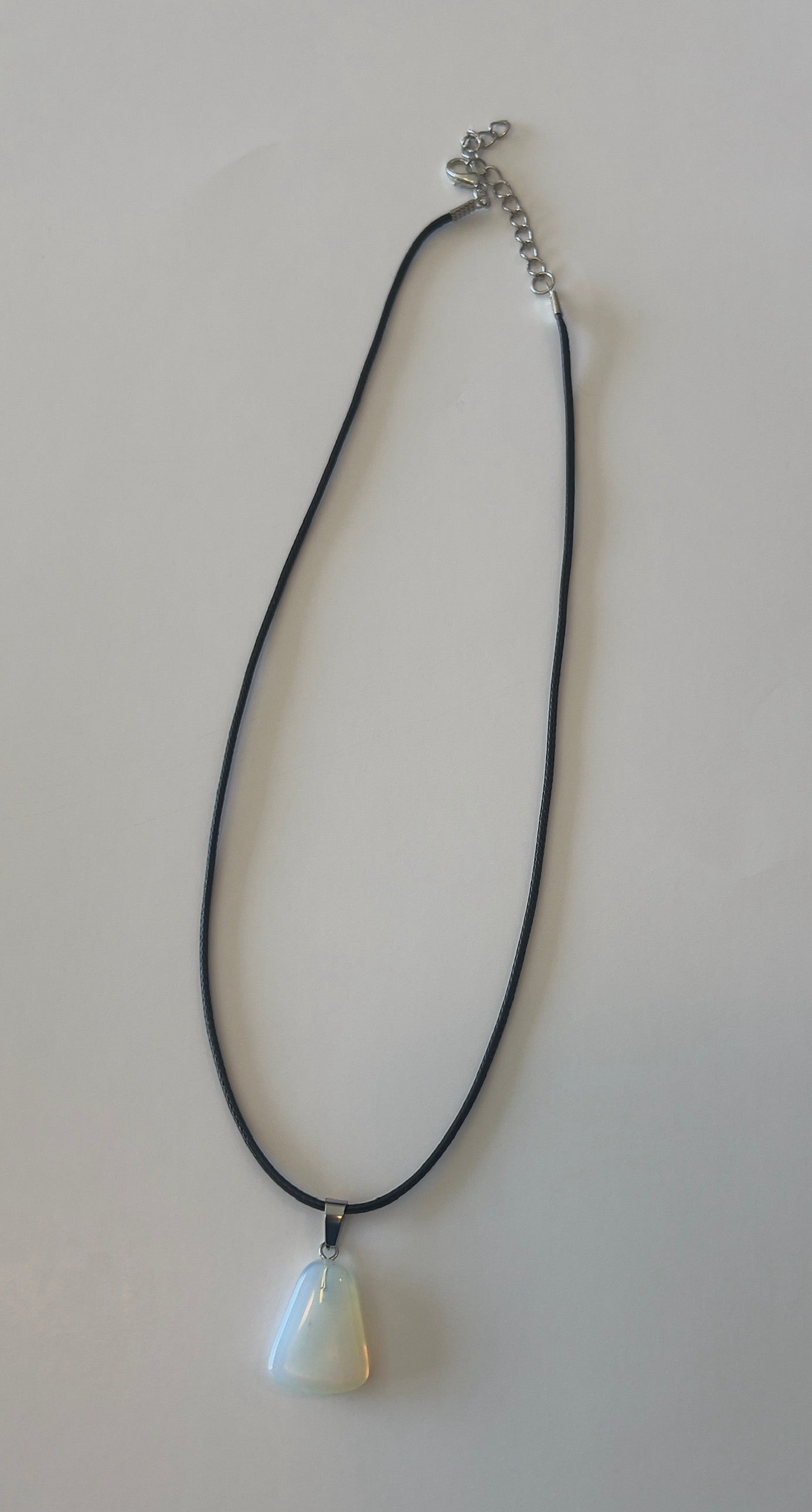 Assorted Gemstone Pendant Necklaces on Cord