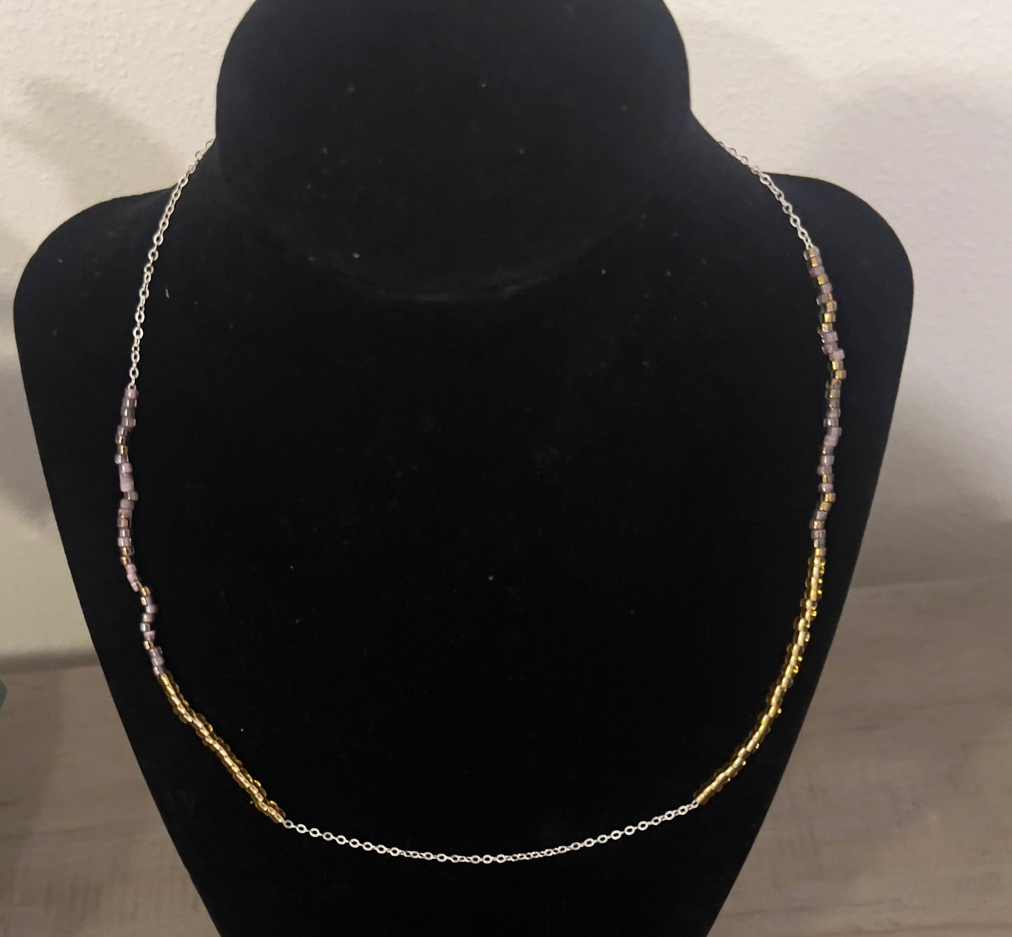 Rainbow Whispers Beaded Chain Neck