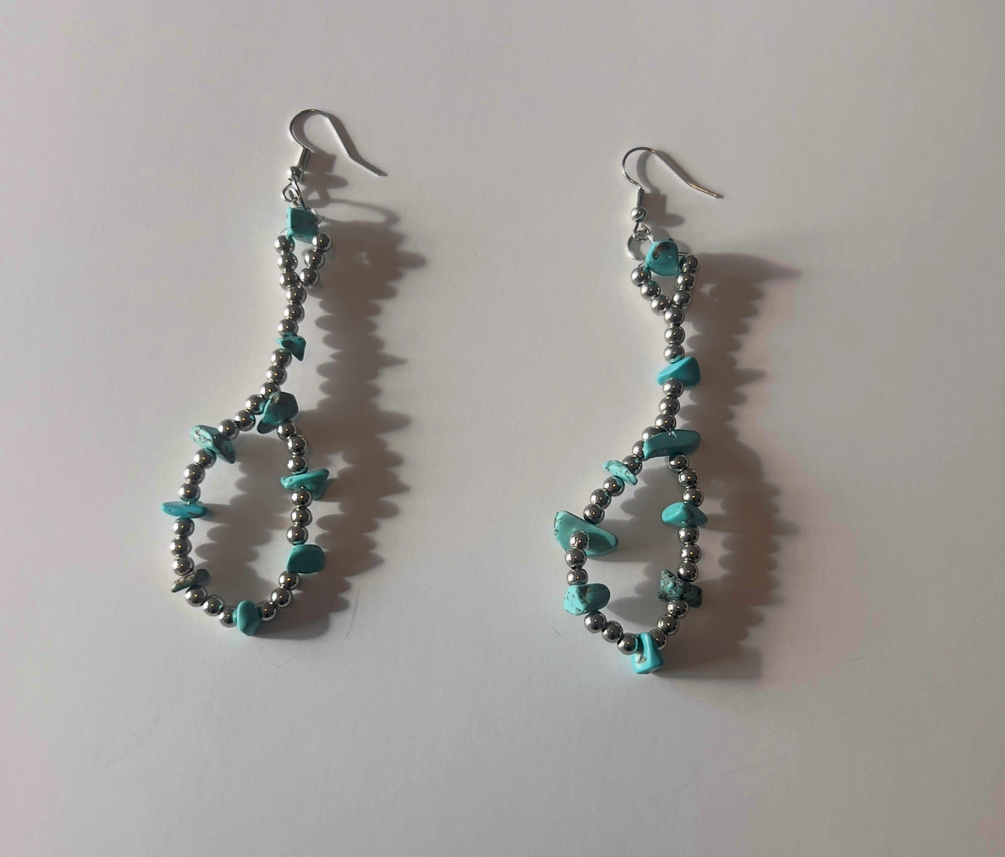 Blue Halo Earrings