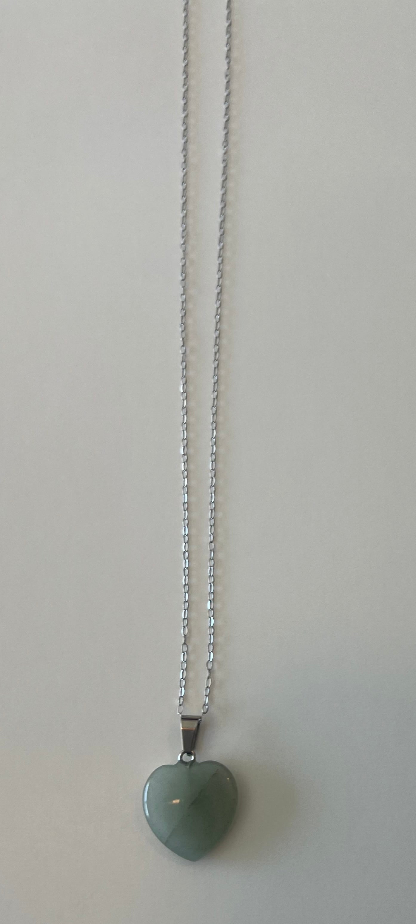Assorted Gemstone Pendant Necklaces on Silver Chain